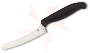 Spyderco - סכין מטבח זי קט להב משונן ספיידרקו - Z-CUT BLACK BLUNT TIP  No image set